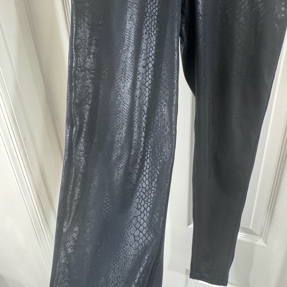 Mono B Black Snake Print Leggings